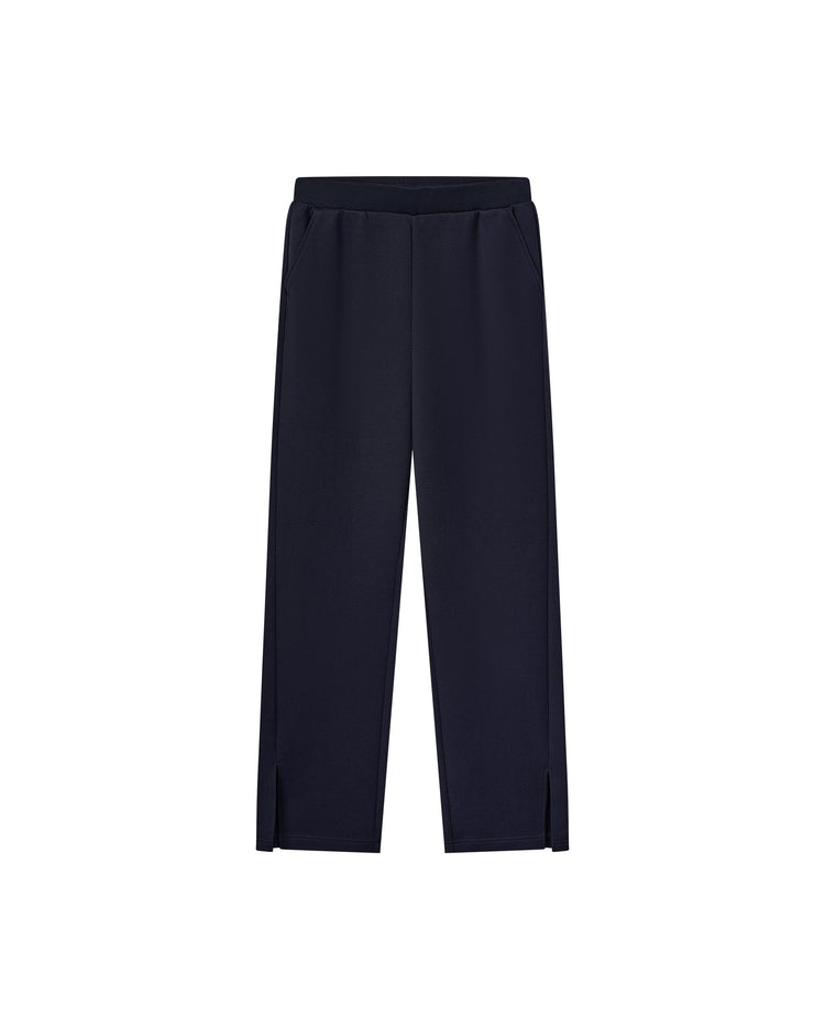 199900-495 | WOMEN'S K-SWISS LOGO HIGH RISE WIDE LEG PANTS | BLUE/MISC