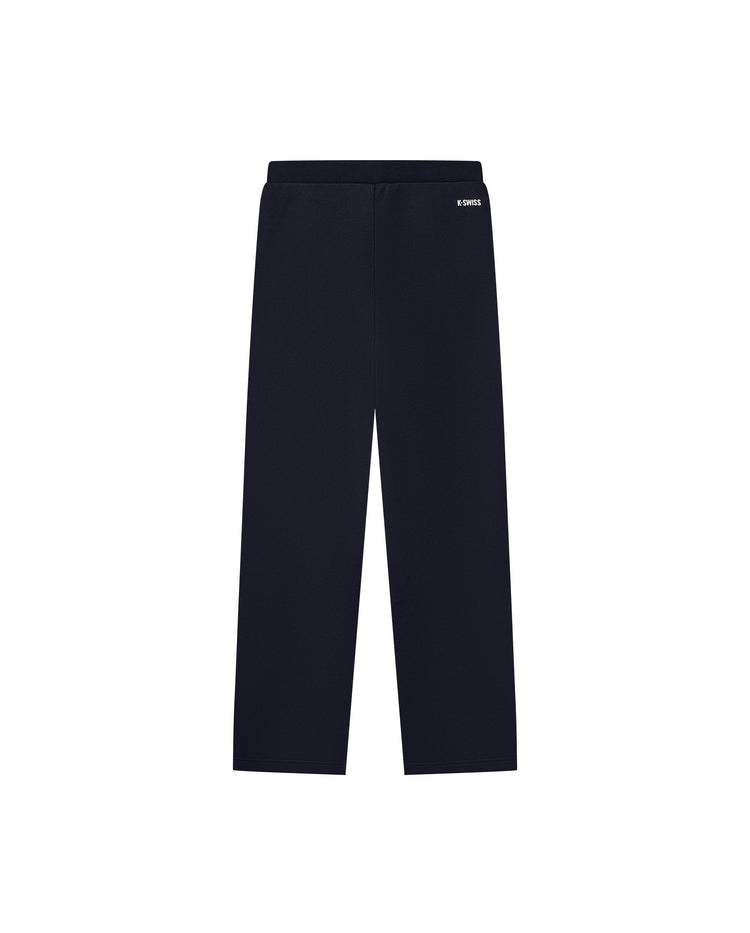 199900-495 | WOMEN'S K-SWISS LOGO HIGH RISE WIDE LEG PANTS | BLUE/MISC
