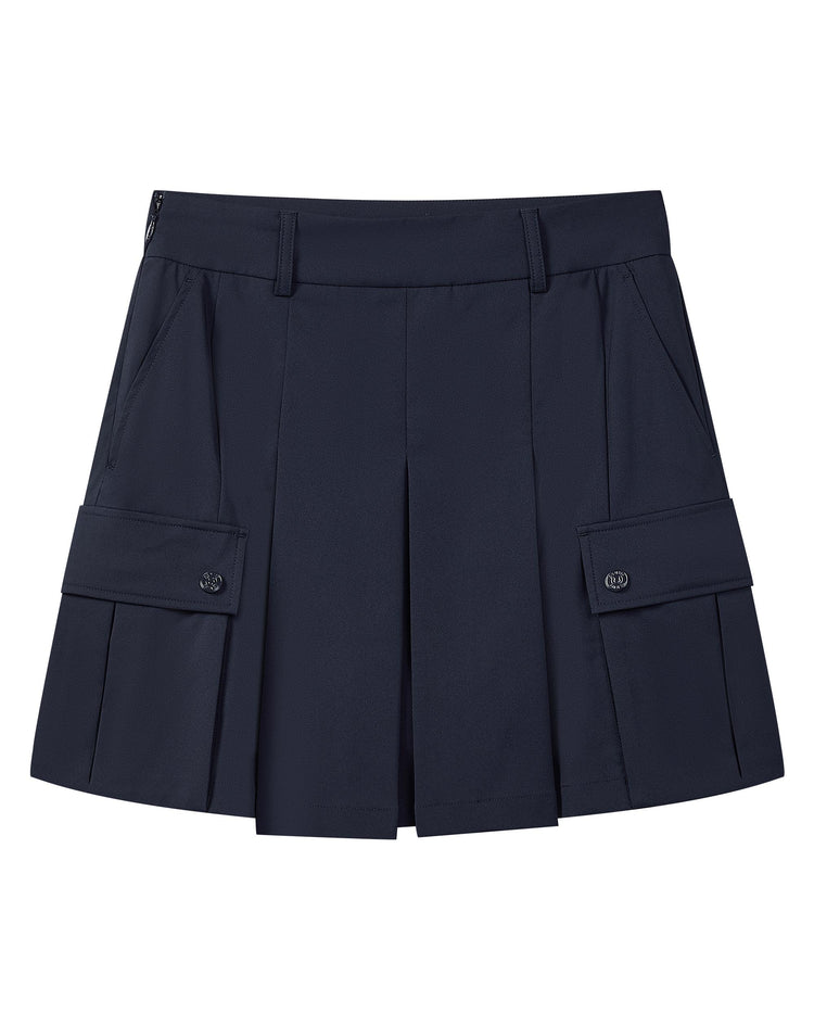 199934-495 | WOMEN'S K-SWISS LOGO TENNIS SKIRT | BLUE/MISC