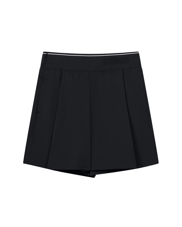 199961-008 | WOMEN'S K-SWISS LOGO SHORTS | BLACK