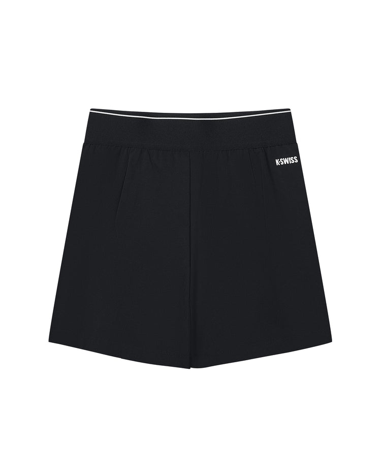 199961-008 | WOMEN'S K-SWISS LOGO SHORTS | BLACK