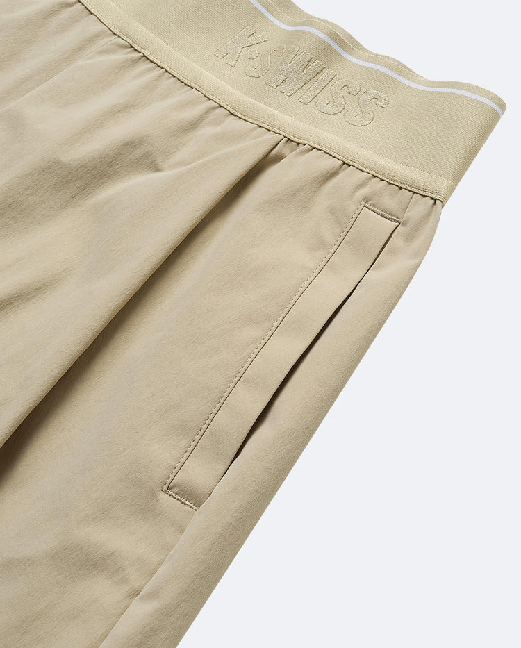 199961-200 | WOMEN'S K-SWISS LOGO SHORTS | BROWN/BROWN