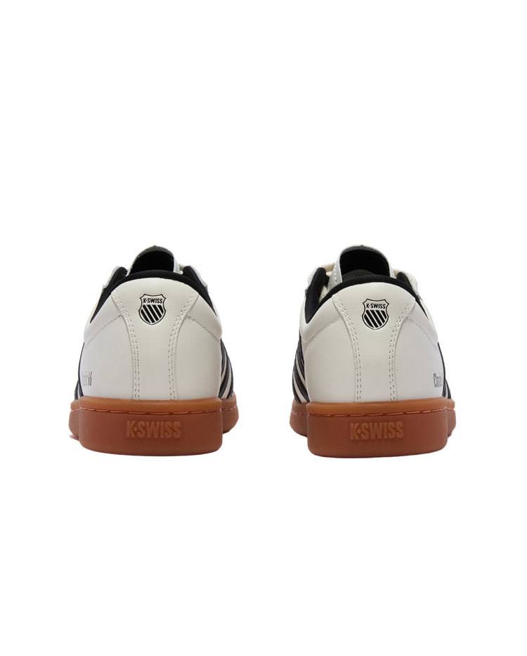 94712-114-M | WOMEN'S NEW CLASSIC 66 LEATHER SNEAKERS | TOFU/GUM/BLACK