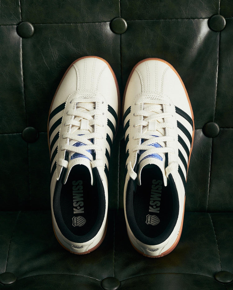 94712-114-M | WOMEN'S NEW CLASSIC 66 LEATHER SNEAKERS | TOFU/GUM/BLACK