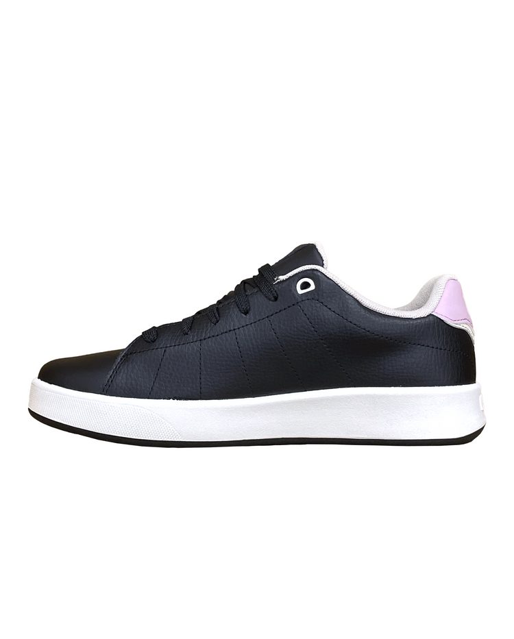 99457-071-M | WOMEN'S COURT CAMEO II WATERPROOF SNEAKERS | BLK/PINK/OATMEAL/WHT