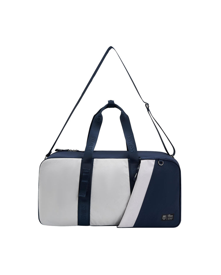 BG387-495 | UNISEX COLOR BLOCKS TRAVEL BAG | BLUE/MISC