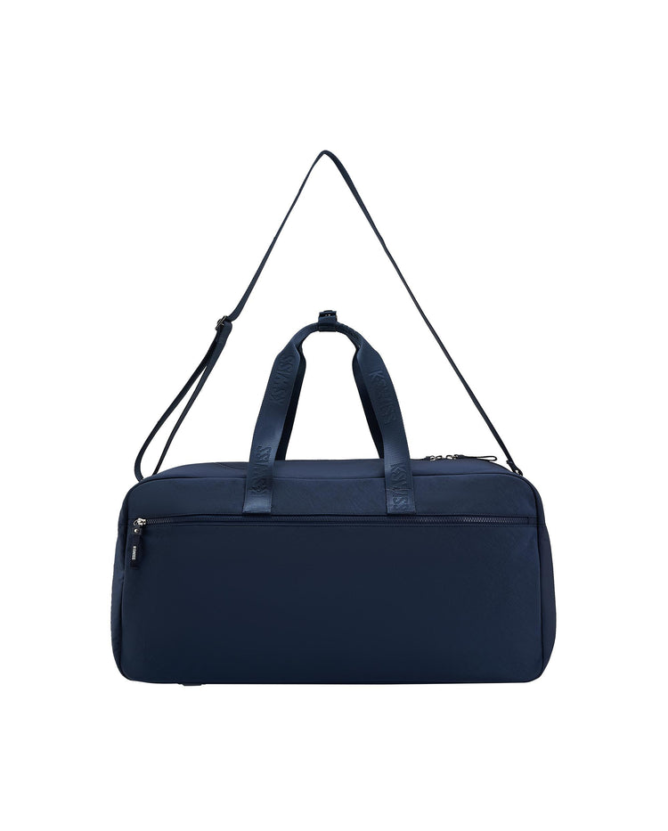 BG387-495 | UNISEX COLOR BLOCKS TRAVEL BAG | BLUE/MISC