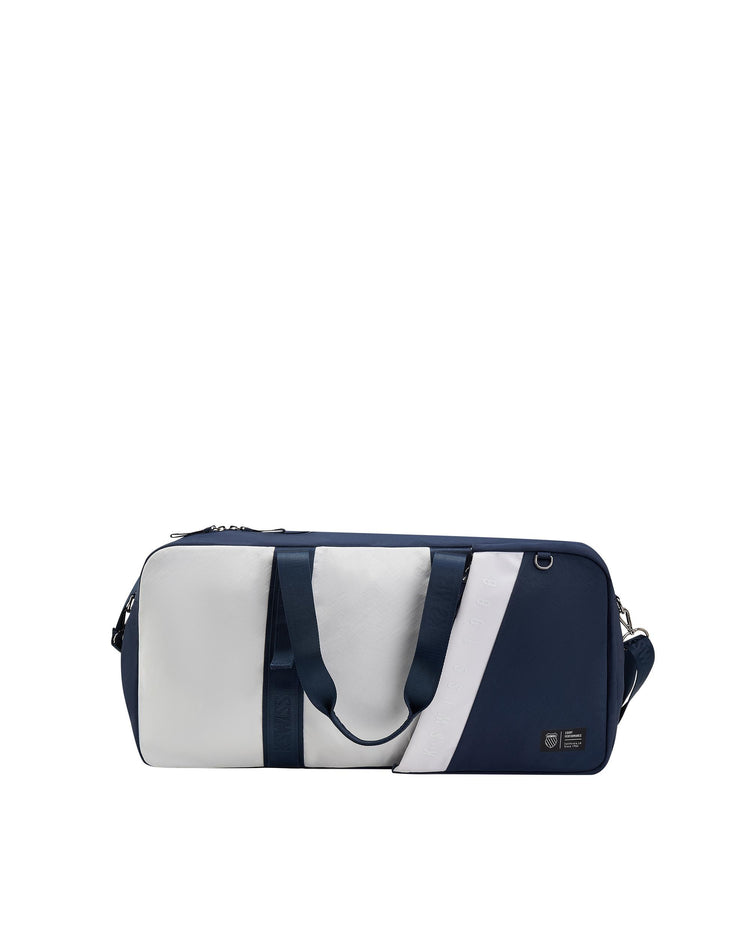 BG387-495 | UNISEX COLOR BLOCKS TRAVEL BAG | BLUE/MISC