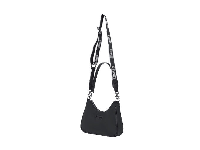 BG406-008 | K-SWISS TWO WAYS SHOULDER CROSSBODY BAG | BLACK