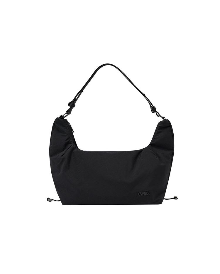 BG421-008 | K-SWISS LOGO SHOULDER BAG | BLACK