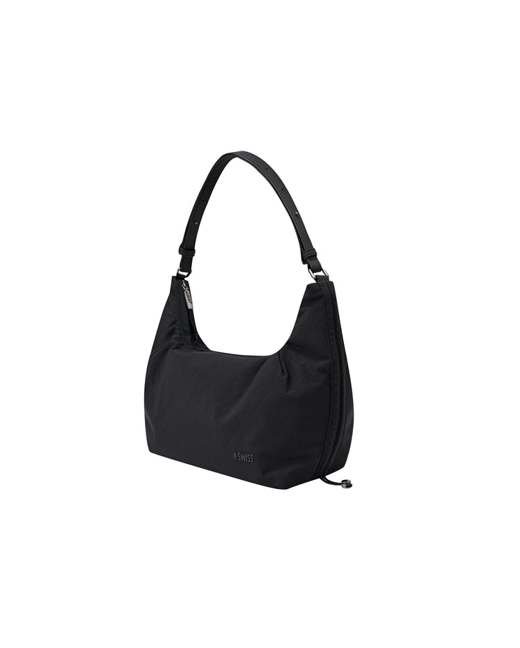 BG421-008 | K-SWISS LOGO SHOULDER BAG | BLACK