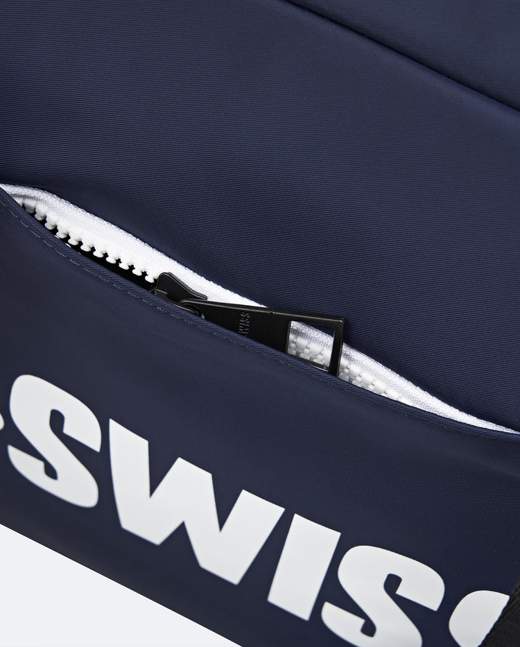 BG422-495 | K-SWISS LOGO TWO WAYS TRAVEL BAG | BLUE/MISC