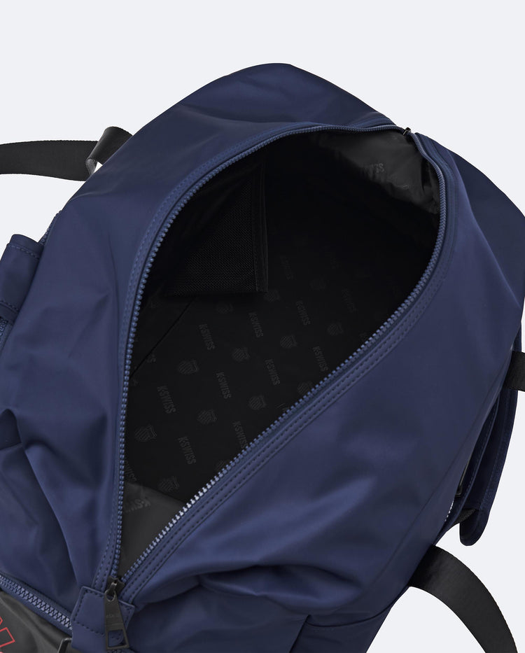 BG422-495 | K-SWISS LOGO TWO WAYS TRAVEL BAG | BLUE/MISC