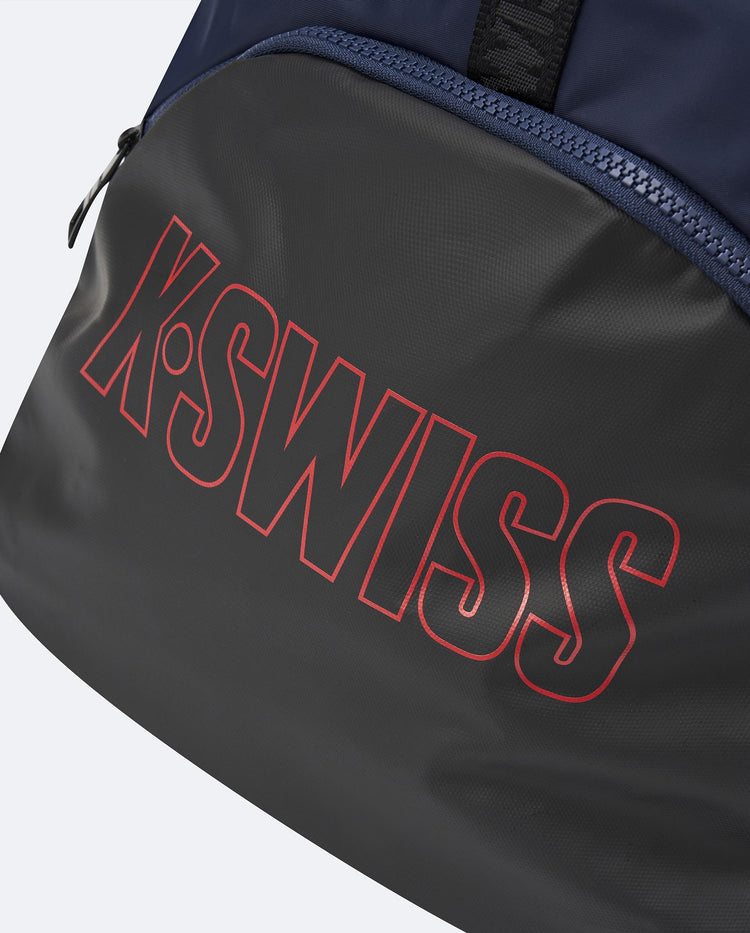 BG422-495 | K-SWISS LOGO TWO WAYS TRAVEL BAG | BLUE/MISC