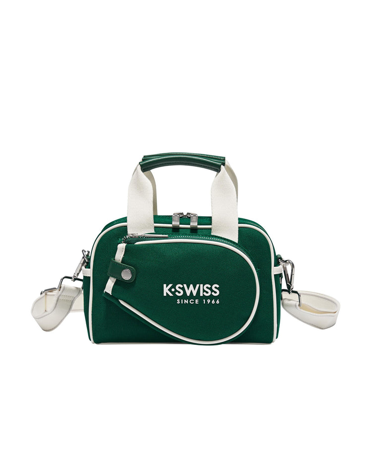 BG646-300 | K-SWISS LOGO TWO WAYS HAND BAG | FOREST GREEN