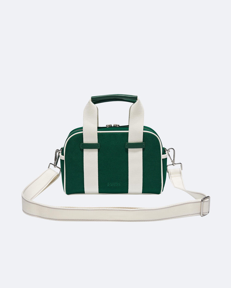 BG646-300 | K-SWISS LOGO TWO WAYS HAND BAG | FOREST GREEN