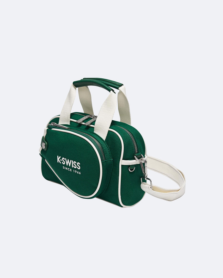 BG646-300 | K-SWISS LOGO TWO WAYS HAND BAG | FOREST GREEN