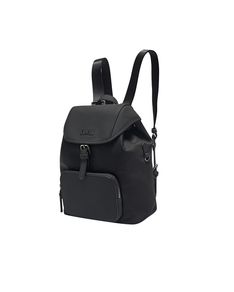 BG647-008 | K-SWISS LOGO BACKPACK | BLACK