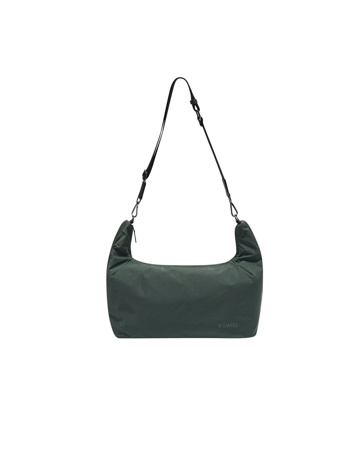 BG649-329 | LOGO TWO WAYS SHOULDER CROSSBODY BAG | GREEN/MISC