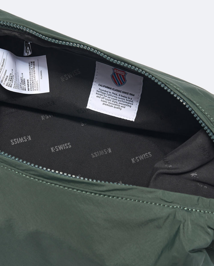 BG649-329 | LOGO TWO WAYS SHOULDER CROSSBODY BAG | GREEN/MISC
