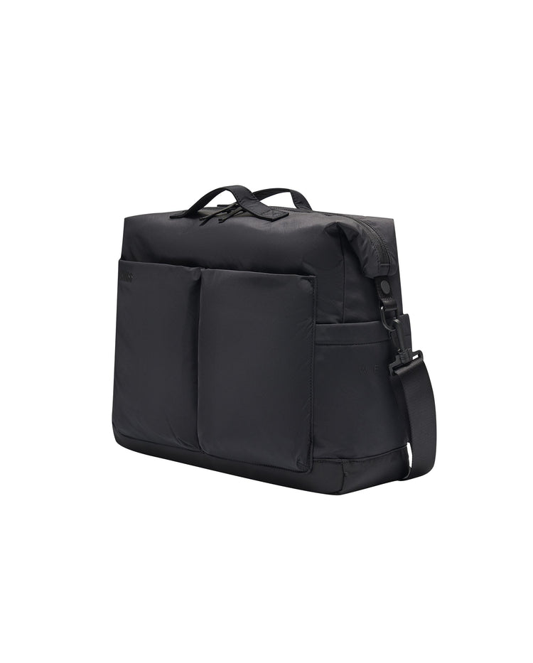 BG650-008 | K-SWISS LOGO CROSSBODY BAG | BLACK