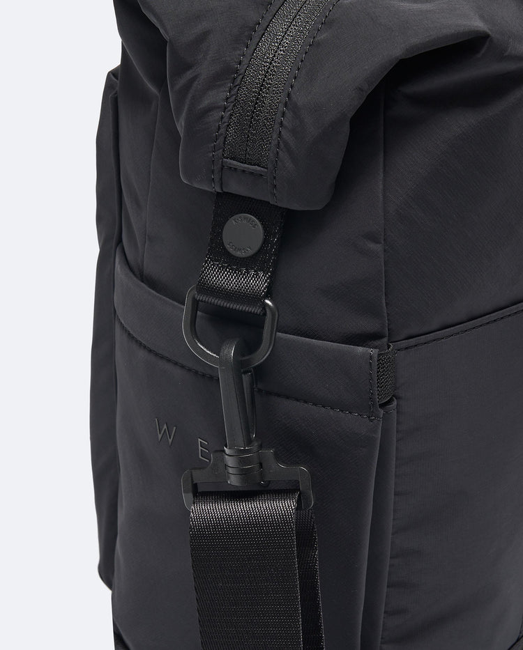 BG650-008 | K-SWISS LOGO CROSSBODY BAG | BLACK