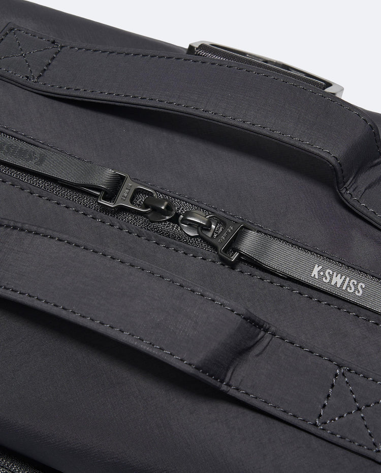 BG650-008 | K-SWISS LOGO CROSSBODY BAG | BLACK