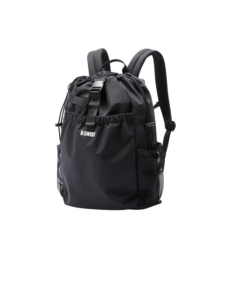 BG674-008 | K-SWISS LOGO WATER REPLELLENT BACKPACK | BLACK