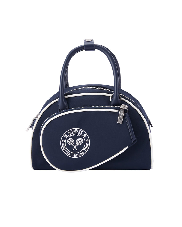 BG677-014 | K-SWISS TENNIS CLUB LOGO HANDBAG RACKET BAG | BLK/PURPLE
