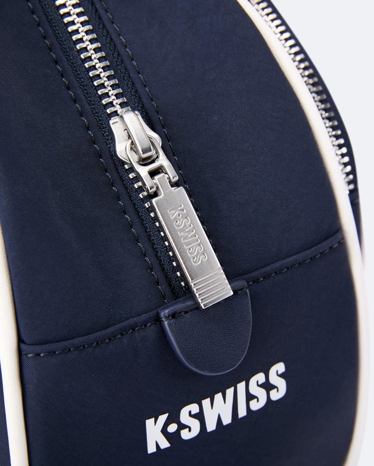 BG677-014 | K-SWISS TENNIS CLUB LOGO HANDBAG RACKET BAG | BLK/PURPLE