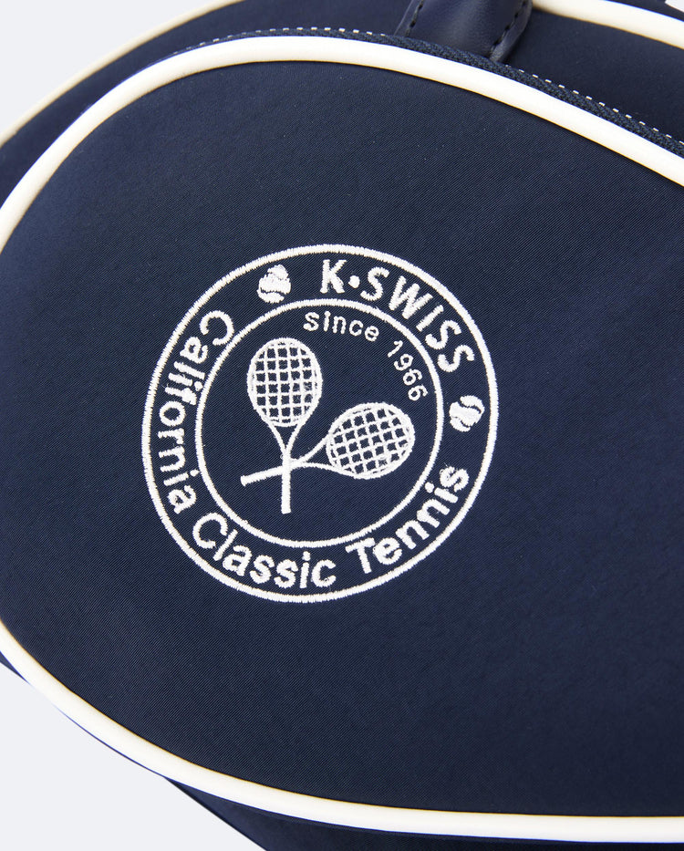 BG677-014 | K-SWISS TENNIS CLUB LOGO HANDBAG RACKET BAG | BLK/PURPLE