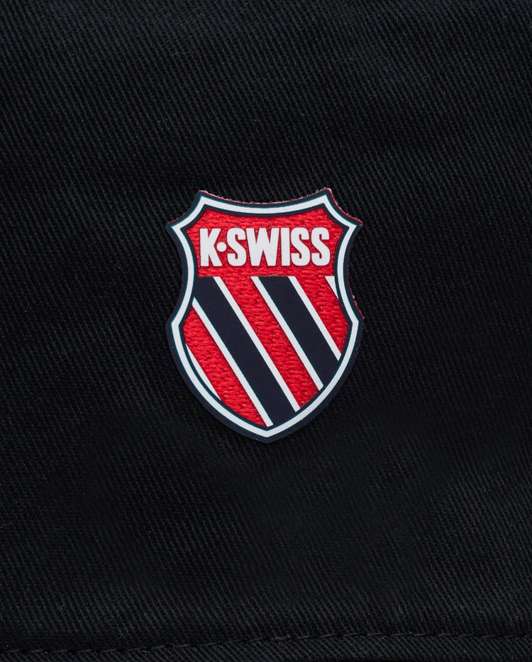C3211-008 | K-SWISS LOGO BUCKET HAT | BLACK