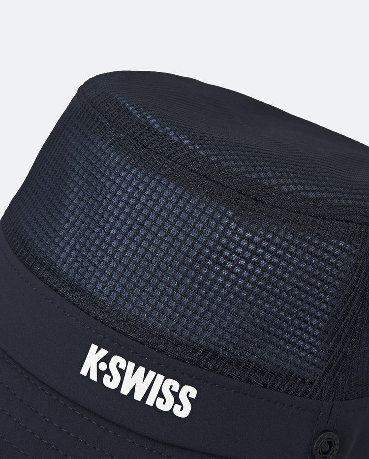 C3426-495 | K-SWISS LOGO BUCKET HAT | BLUE/MISC
