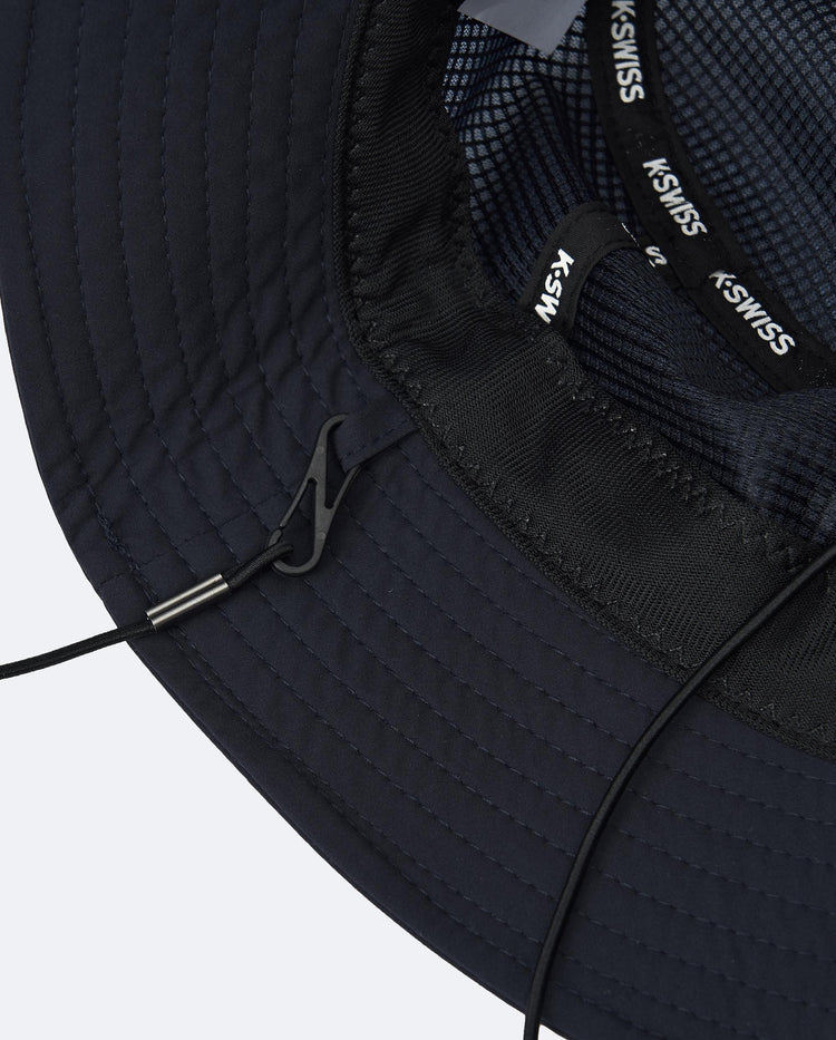 C3426-495 | K-SWISS LOGO BUCKET HAT | BLUE/MISC