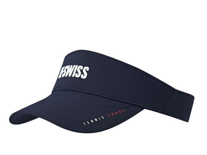 C3430-495 | K-SWISS LOGO VISOR CAP | BLUE/MISC