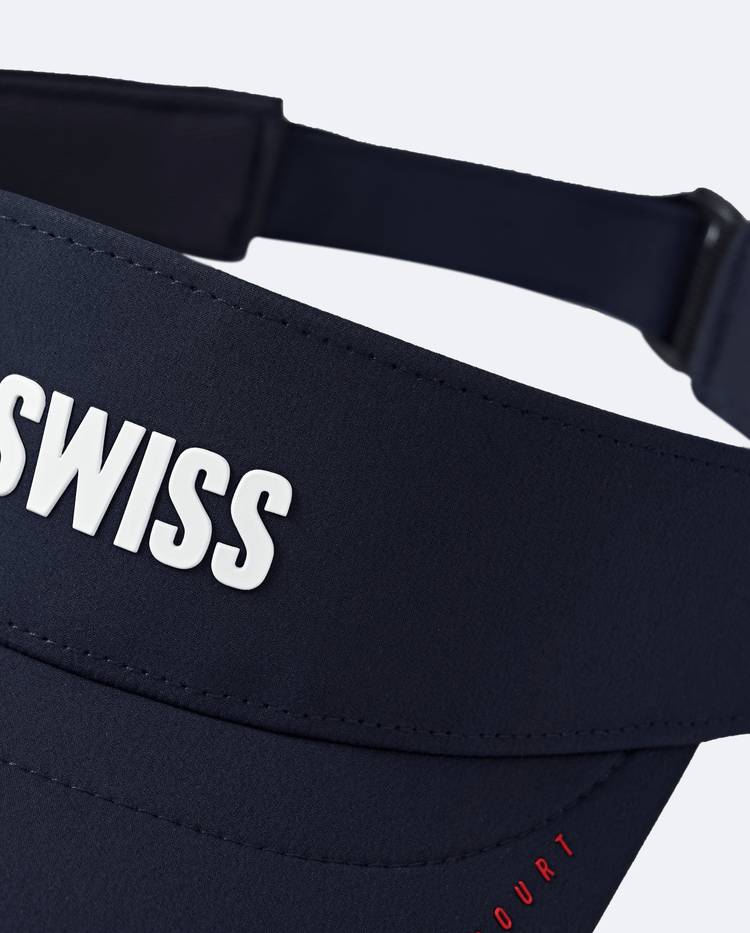 C3430-495 | K-SWISS LOGO VISOR CAP | BLUE/MISC