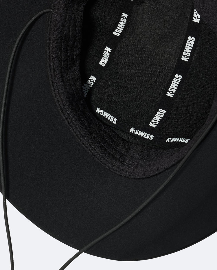 C3533-008 | K-SWISS LOGO BUCKET HAT | BLACK