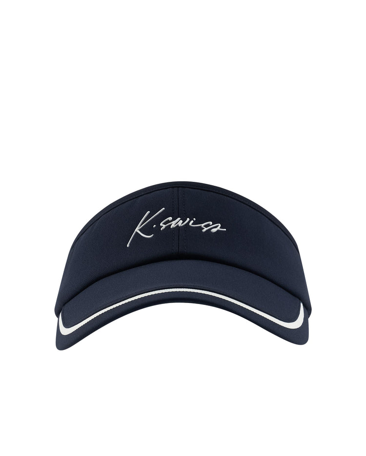 C3537-480 | K-SWISS LOGO VISOR CAP | OMBRE BLUE