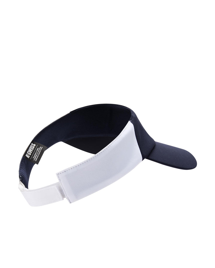 C3554-499 | K-SWISS LOGO COLOR BLOCKS VISOR CAP | BLUE/MISC