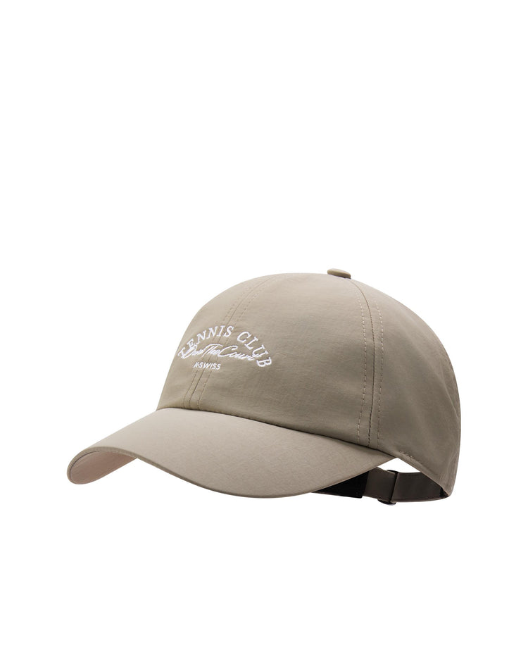 C3557-216 | K-SWISS TENNIS CLUB LOGO WATER REPELLENT CAP | CHOCOLATE/IVORY/GUM