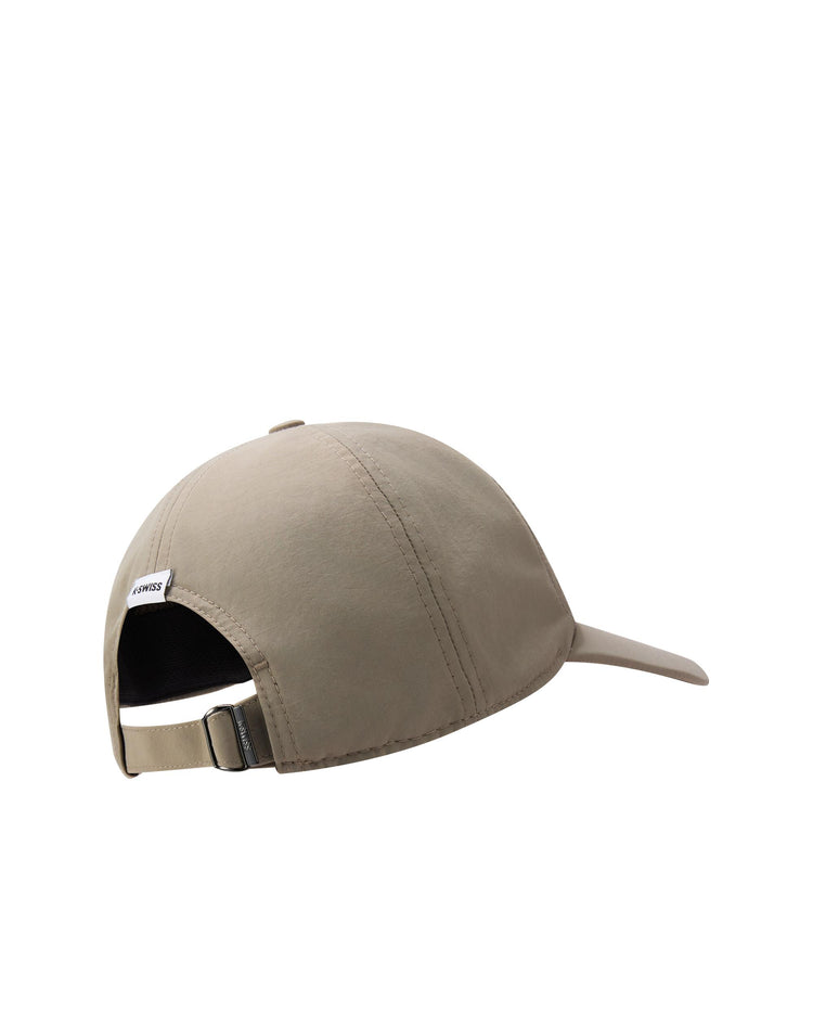 C3557-216 | K-SWISS TENNIS CLUB LOGO WATER REPELLENT CAP | CHOCOLATE/IVORY/GUM