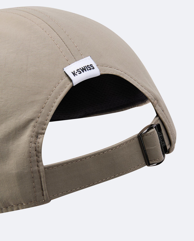 C3557-216 | K-SWISS TENNIS CLUB LOGO WATER REPELLENT CAP | CHOCOLATE/IVORY/GUM