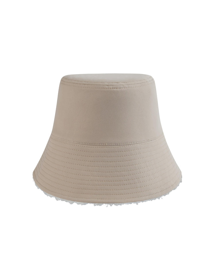 C3561-967 | K-SWISS LOGO TEDDY FLEECE REVERSIBLE HAT | HOT CORAL