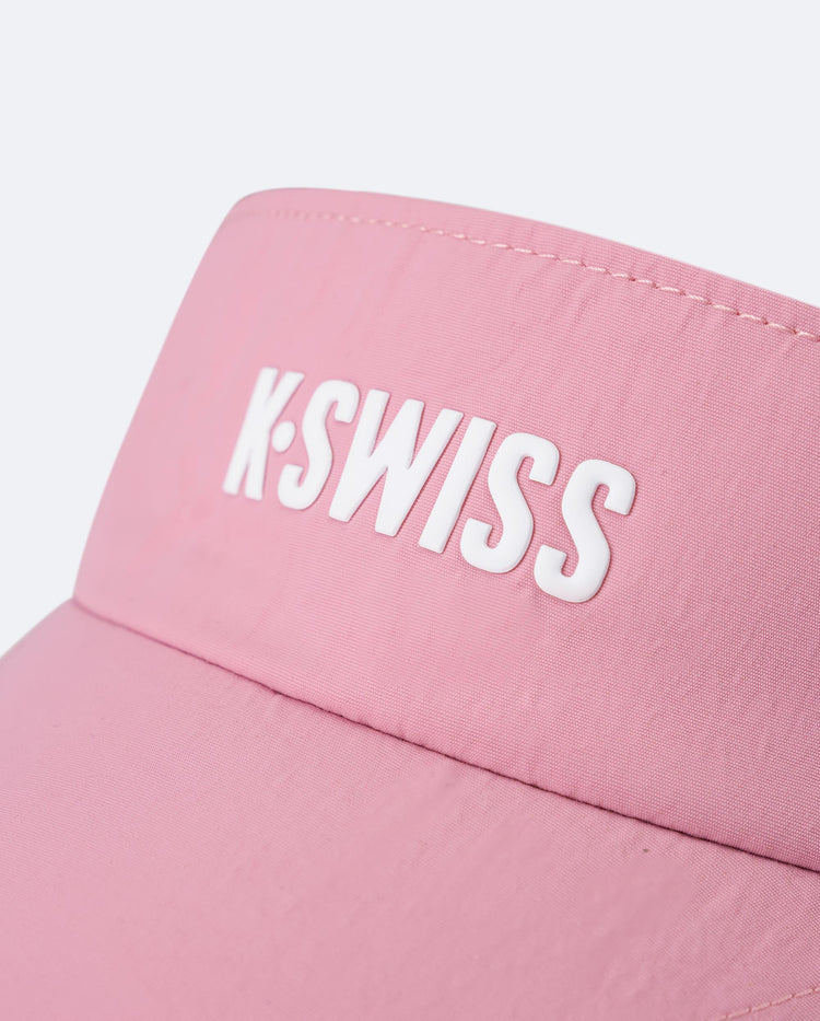 C3631-632 | VINTAGE K-SWISS LOGO WASHED VISOR CAP | PINK